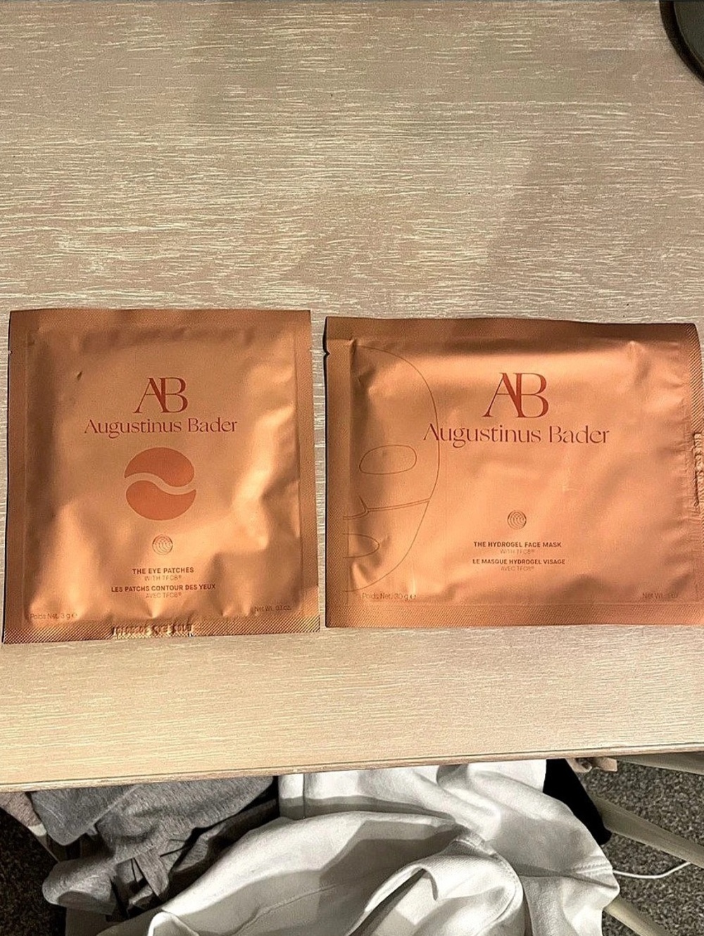 Augustinus Bader Hydrogel Face Mask and Eye Patches 2-Piece Set NWT